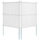Automotive Repair & Speciality Tools: VEVOR 1.22m W x 1.22m H Vinyl Privacy Fence Panels, Air Conditioner Fence, Outdoor Privacy Screens for Trash Can, Pool Equipment Enclosure, Privacy Screen Kit Strip Panels (2 Panels)