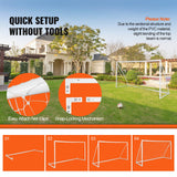 Soccer & Soccer Accessories: VEVOR Portable Soccer Goal, 3.7x1.8M Soccer Net, Adults Kids Backyard Soccer Net, Large Practice Soccer Net, Youth Training Soccer Goal Set, All-Weather Outdoor Soccer Goals with Carry Bag, 1 Pack