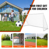 Soccer & Soccer Accessories: VEVOR Portable Soccer Goal, 3.7x1.8M Soccer Net, Adults Kids Backyard Soccer Net, Large Practice Soccer Net, Youth Training Soccer Goal Set, All-Weather Outdoor Soccer Goals with Carry Bag, 1 Pack