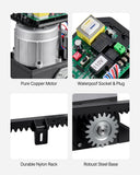 Fence & Gate Accessories: VEVOR 280W Electric Sliding Gate Opener 816kg Chain Drive Infrared Sensor