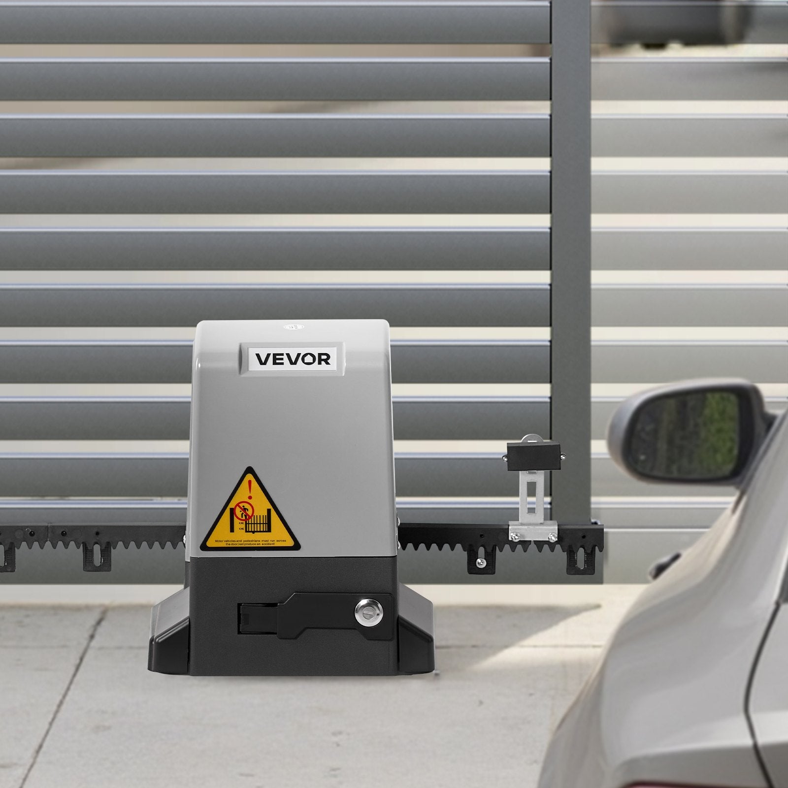 Fence & Gate Accessories: VEVOR 550W Electric Sliding Gate Opener 1500kg Chain Drive Infrared Sensor