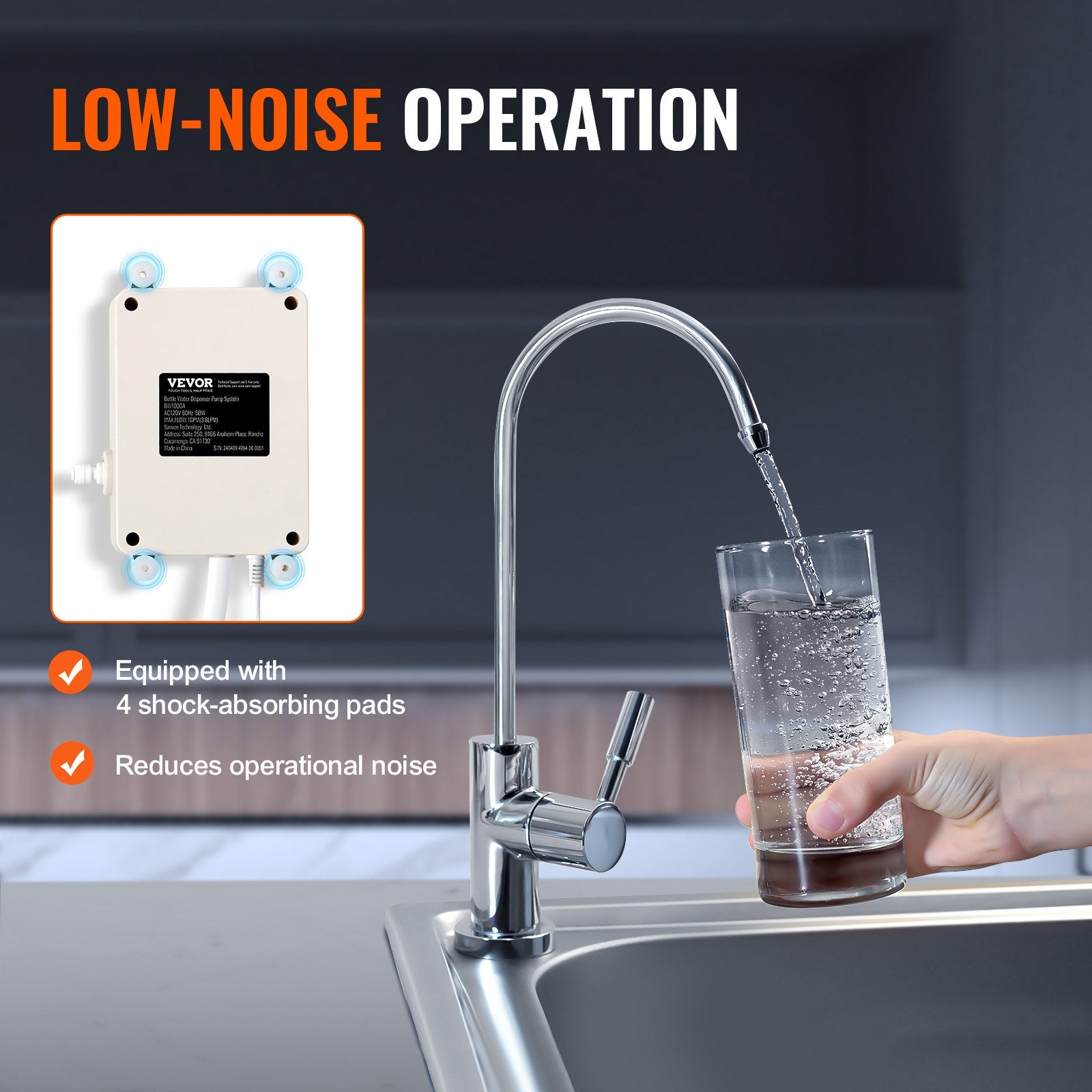 Basketball & Basketball Accessories: VEVOR Bottled Water Dispenser Pump System, 2x5 Gallon Dispensing System, Automatic Electric Water Dispenser, Double-Pipe Water Jug Pump, Compatible Use with Coffee/Tea Machine, Refrigerator, Ice Maker