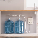 Basketball & Basketball Accessories: VEVOR Bottled Water Dispenser Pump System, 2x5 Gallon Dispensing System, Automatic Electric Water Dispenser, Double-Pipe Water Jug Pump, Compatible Use with Coffee/Tea Machine, Refrigerator, Ice Maker