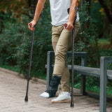 Mobility & Accessibility: VEVOR Forearm Crutches 10-Level Height Adjustable Walking Crutches 1 Pair 350LBS