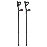 Mobility & Accessibility: VEVOR Forearm Crutches 10-Level Height Adjustable Walking Crutches 1 Pair 350LBS