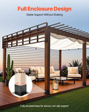 Sheds: VEVOR 8 Pcs 4x4 Post Base Bracket Wood Fence Post Anchor Inner Size 3.6x3.6 in