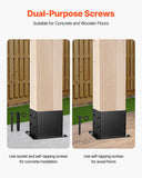 Sheds: VEVOR 8 Pcs 4x4 Post Base Bracket Wood Fence Post Anchor Inner Size 3.6x3.6 in