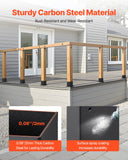 Sheds: VEVOR 8 Pcs 4x4 Post Base Bracket Wood Fence Post Anchor Inner Size 3.6x3.6 in