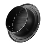 Automotive Repair & Speciality Tools: VEVOR 145 mm Wall Vent Cover, Louvered Round AC Vent Gable Cover, Premium Stainless Steel & with Built-in a Protection Screen, for House,Bathroom,Garage,Kitchen,Basement (2 Pack, Black)