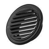 Automotive Repair & Speciality Tools: VEVOR 145 mm Wall Vent Cover, Louvered Round AC Vent Gable Cover, Premium Stainless Steel & with Built-in a Protection Screen, for House,Bathroom,Garage,Kitchen,Basement (2 Pack, Black)