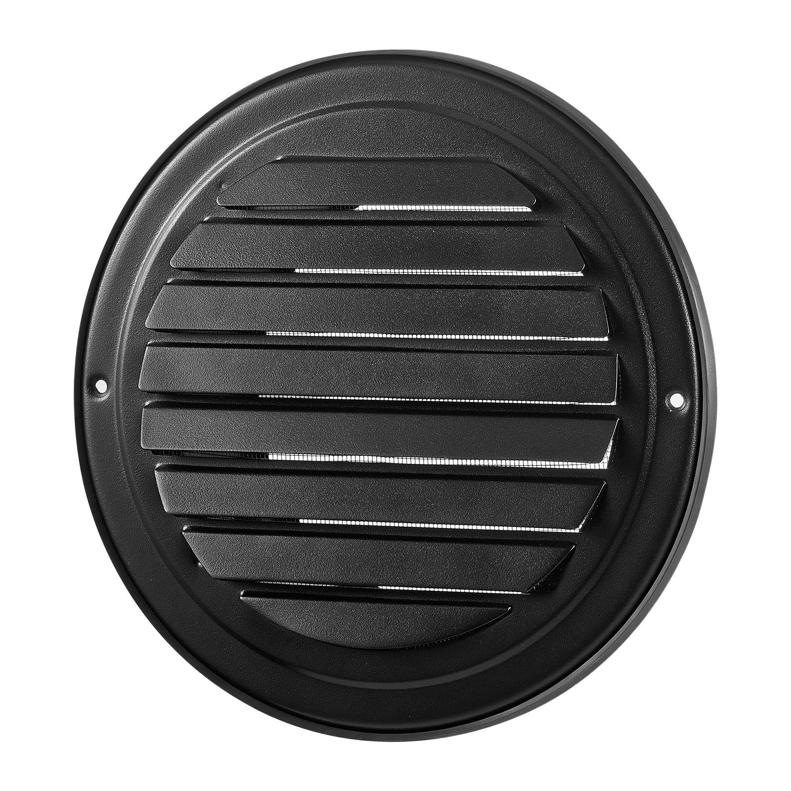 Automotive Repair & Speciality Tools: VEVOR 145 mm Wall Vent Cover, Louvered Round AC Vent Gable Cover, Premium Stainless Steel & with Built-in a Protection Screen, for House,Bathroom,Garage,Kitchen,Basement (2 Pack, Black)
