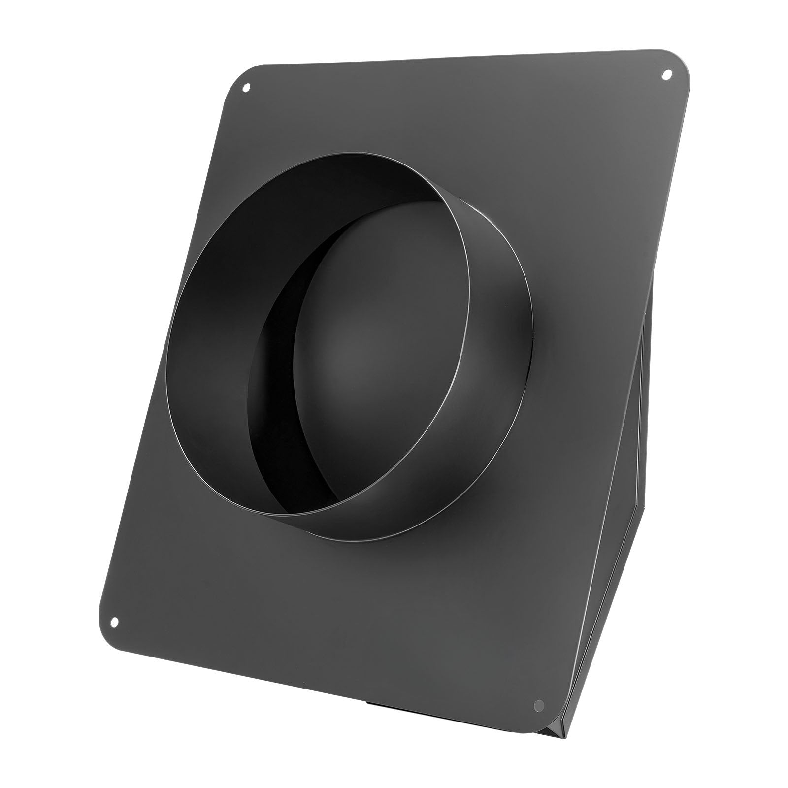 Automotive Repair & Speciality Tools: VEVOR 149 mm Hooded Wall Vent Cover SPCC Steel Roof Exhaust 1 Pack Black