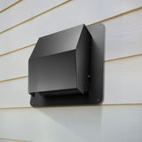Automotive Repair & Speciality Tools: VEVOR 149 mm Hooded Wall Vent Cover SPCC Steel Roof Exhaust 1 Pack Black