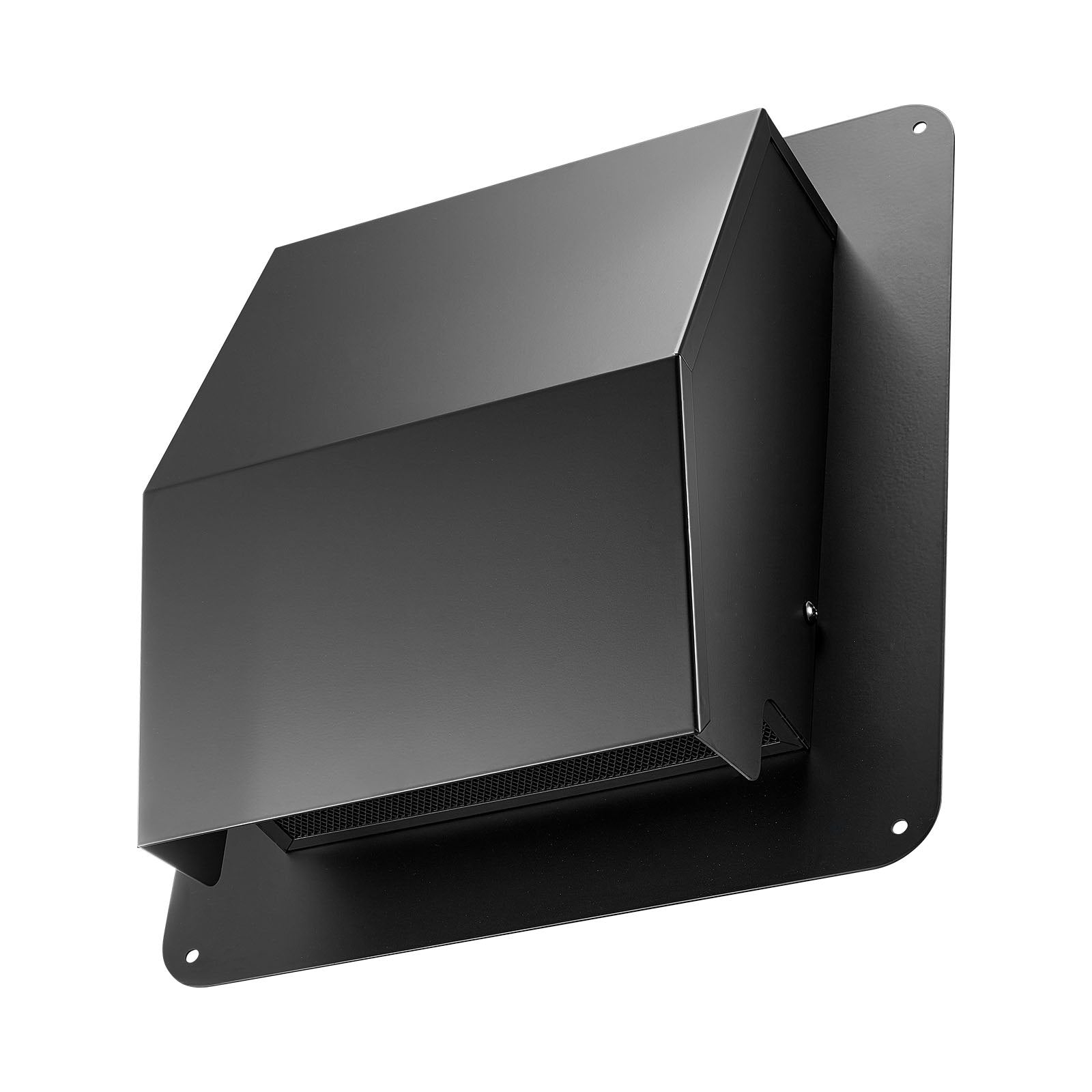 Automotive Repair & Speciality Tools: VEVOR 149 mm Hooded Wall Vent Cover SPCC Steel Roof Exhaust 1 Pack Black