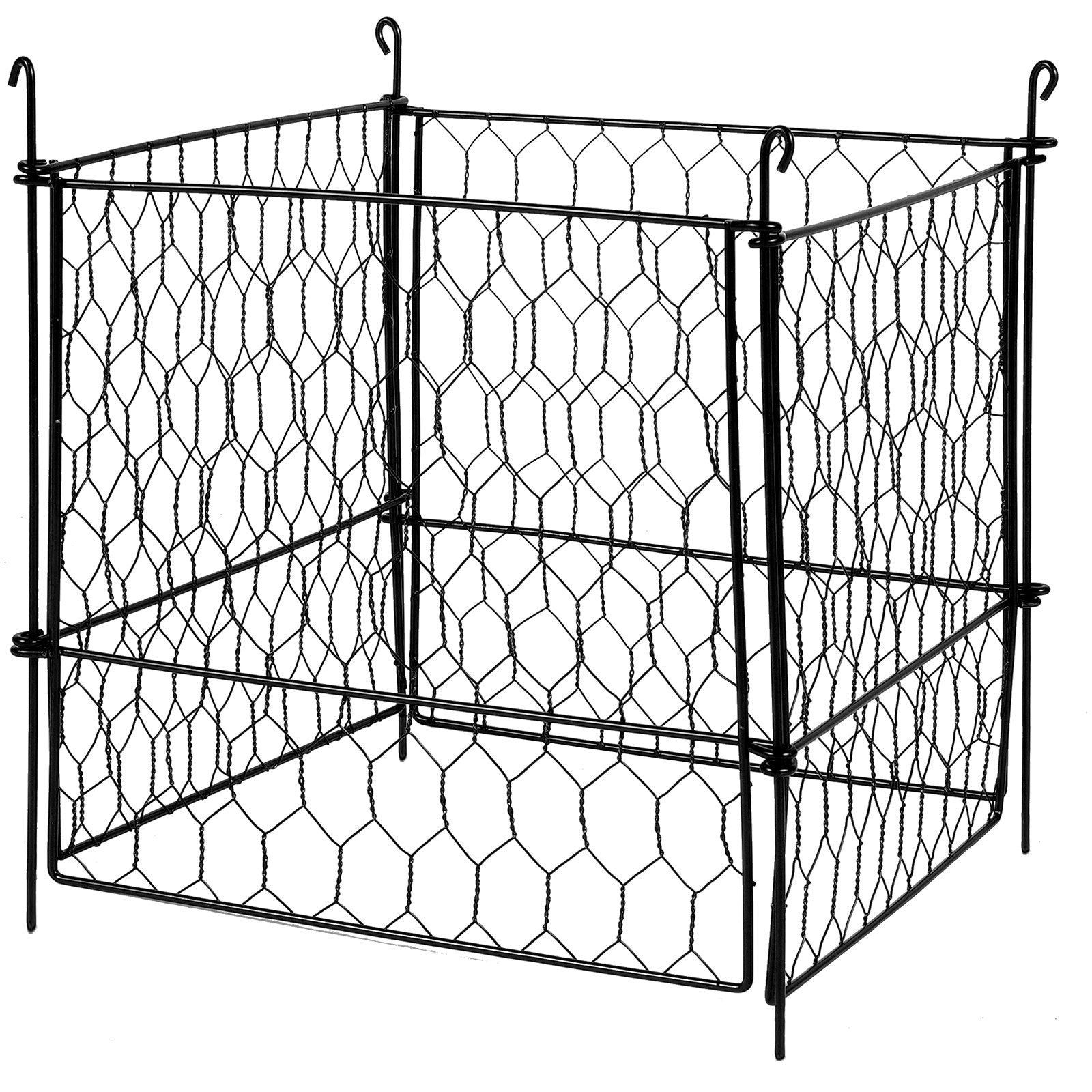 Small Animal Habitats & Cages: VEVOR 4 Pack Plant Protector from Animals, 13.4'' x 13.4'' Chicken Wire Plant Protector, Plant Cages for Outdoor Plants, Flowers & Vegetables, Keeps Bunny Chicken Squirrels Out, 16pcs Metal Mesh