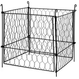 Small Animal Habitats & Cages: VEVOR 4 Pack Plant Protector from Animals, 13.4'' x 13.4'' Chicken Wire Plant Protector, Plant Cages for Outdoor Plants, Flowers & Vegetables, Keeps Bunny Chicken Squirrels Out, 16pcs Metal Mesh