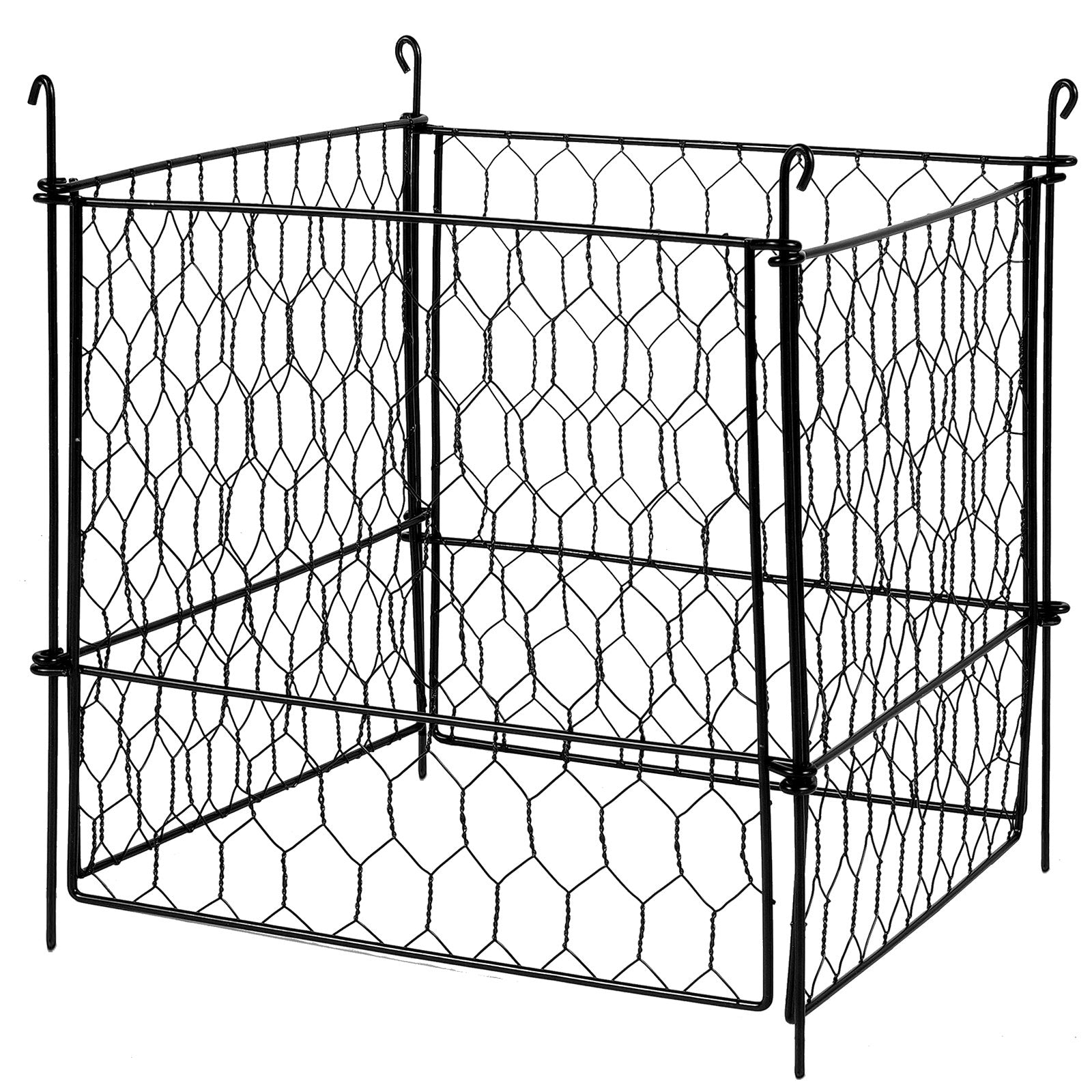 Small Animal Habitats & Cages: VEVOR 4 Pack Plant Protector from Animals, 13.4'' x 13.4'' Chicken Wire Plant Protector, Plant Cages for Outdoor Plants, Flowers & Vegetables, Keeps Bunny Chicken Squirrels Out, 16pcs Metal Mesh