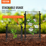 Pots, Planters & Accessories: VEVOR 5 Pack Plant Protector from Animals, 390 mm x 390 mm Chicken Wire Plant Protector, Plant Cages for Outdoor Plants, Flowers & Vegetables, Keeps Bunny Chicken Squirrels Out, 20pcs Metal Mesh