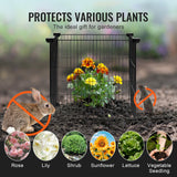 Pots, Planters & Accessories: VEVOR 5 Pack Plant Protector from Animals, 390 mm x 390 mm Chicken Wire Plant Protector, Plant Cages for Outdoor Plants, Flowers & Vegetables, Keeps Bunny Chicken Squirrels Out, 20pcs Metal Mesh