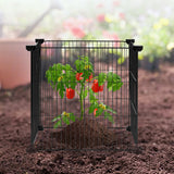 Pots, Planters & Accessories: VEVOR 5 Pack Plant Protector from Animals, 390 mm x 390 mm Chicken Wire Plant Protector, Plant Cages for Outdoor Plants, Flowers & Vegetables, Keeps Bunny Chicken Squirrels Out, 20pcs Metal Mesh