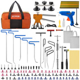 Putty Knives, Scrapers & Chisels: VEVOR Paintless Dent Removal Rods Stainless Steel Rod Tool Kit 89pcs Dent Repair