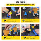 Automotive Repair & Speciality Tools: VEVOR Paintless Dent Repair Tools Hail Damage Remover 98 Pcs Body Dent Removal