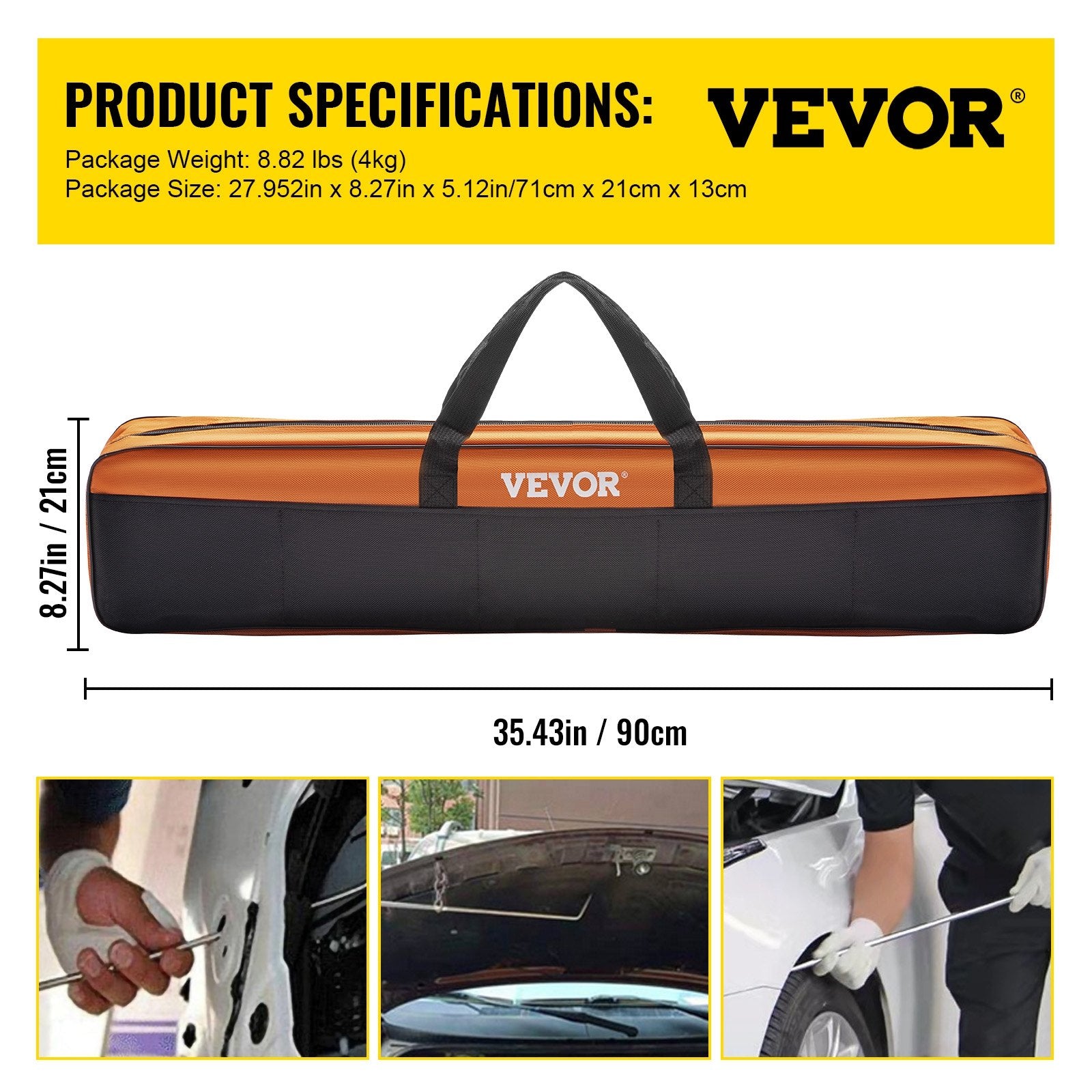 Audio Accessories: VEVOR Rods Dent Puller Stainless Steel Paintless Repair Kits Hail Removal 13 PCS
