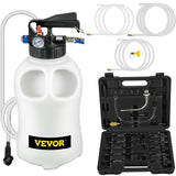 Fuel & Exhaust: VEVOR Transmission Fluid Pump 2 Way ATF Refill System Dispenser, Oil and Liquid Extractor 10 Liter Large Capacity, Automatic Transmission Fluid Pump Tool Set with 14 Pieces ATF Filler Adapters