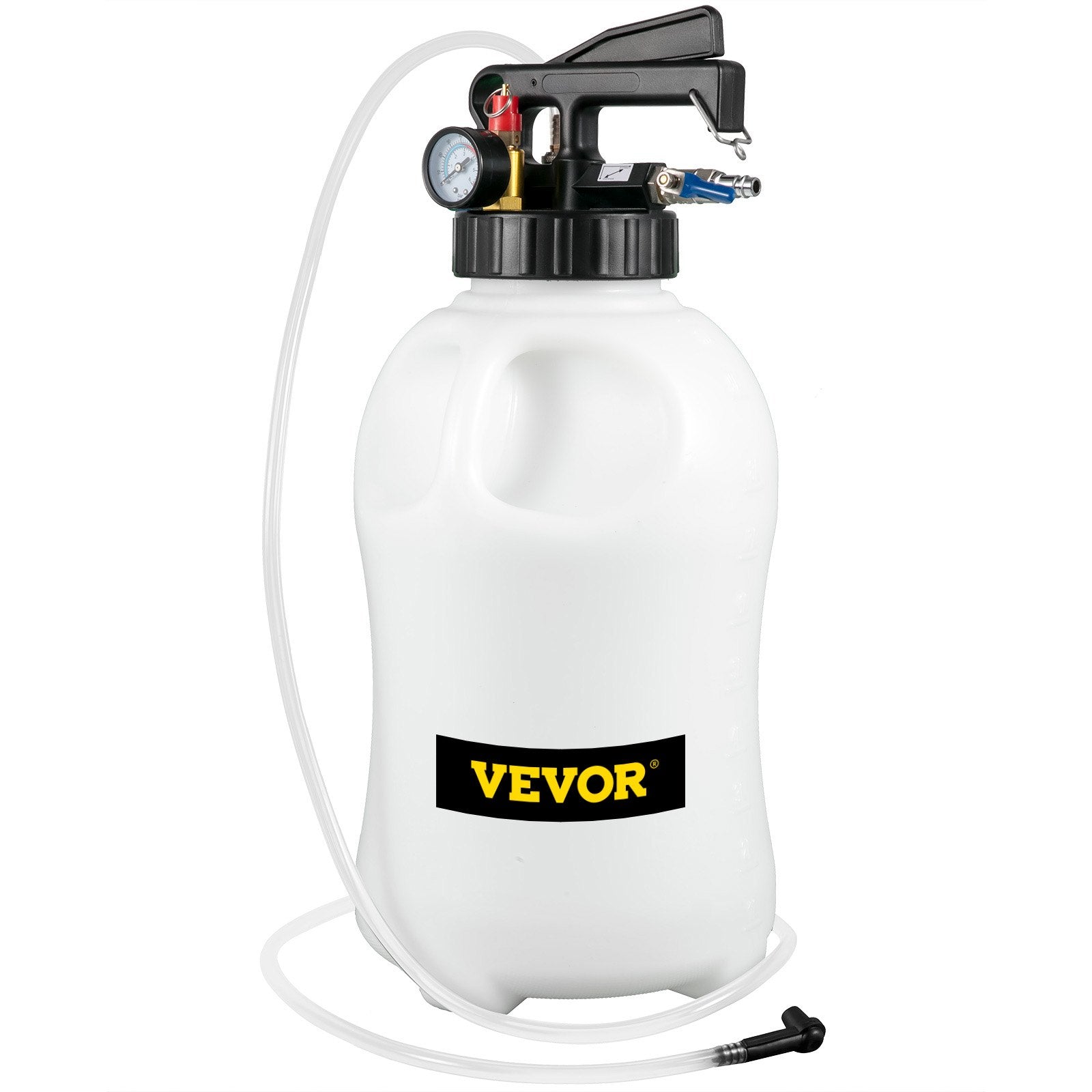 Fuel & Exhaust: VEVOR Transmission Fluid Pump 2 Way ATF Refill System Dispenser, Oil and Liquid Extractor 10 Liter Large Capacity, Automatic Transmission Fluid Pump Tool Set with 14 Pieces ATF Filler Adapters