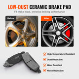 Automotive Decor: Front&Rear Rotors Disc Brake Pads Kit for 14-18 Chevy Silverado Gmc Sierra 1500