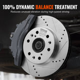 Automotive Decor: Front&Rear Rotors Disc Brake Pads Kit for 14-18 Chevy Silverado Gmc Sierra 1500