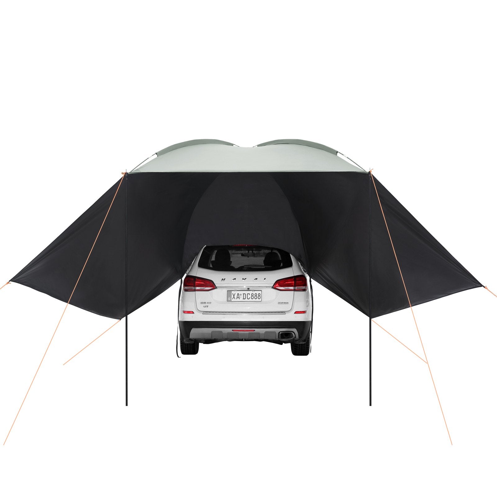 Awnings: VEVOR Vehicle Awning, Large 10' x 7' Shade Coverage Car Side Awning, PU2000mm UV50+ Car Awning with Extended Side Canopies and Portable Storage Bag, Suitable for Truck, SUV, Van, Campers