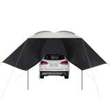 Awnings: VEVOR Vehicle Awning, Large 10' x 7' Shade Coverage Car Side Awning, PU2000mm UV50+ Car Awning with Extended Side Canopies and Portable Storage Bag, Suitable for Truck, SUV, Van, Campers