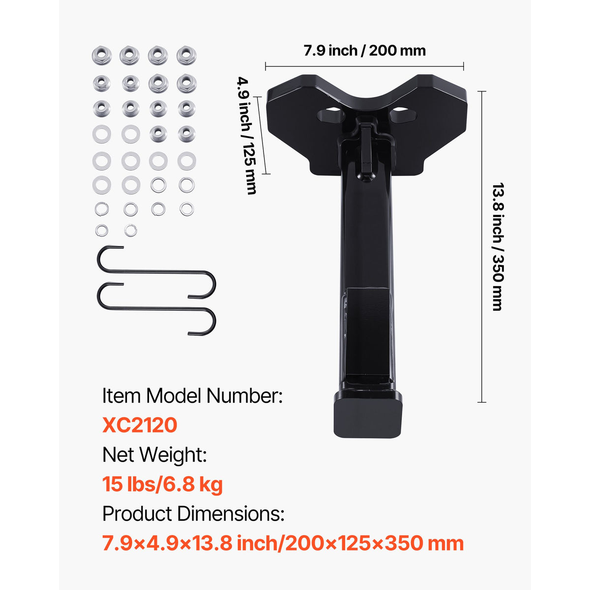 Wheel Bearing Hub Removal Tool Kit, Compatible with All Axle Bolt Hubs 5, 6, 8 Lug Hubs Buster Puller, Universal Wheel Hub Shocker, Wheel Hub Buster Tool with Nuts & Washers for Sedan SUV Truck