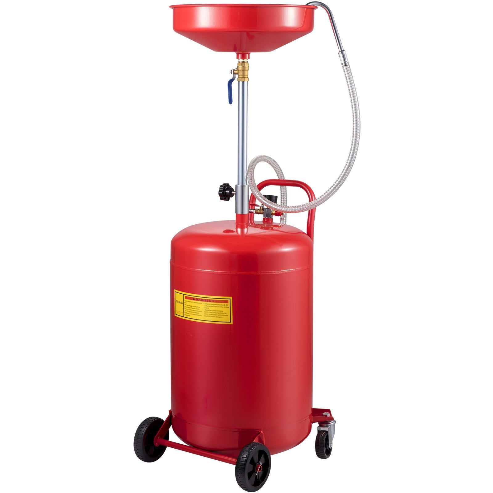 Fuel & Exhaust: VEVOR Waste Oil Drain Tank Portable Oil Drain 20 Gallon Air Operated Drainer