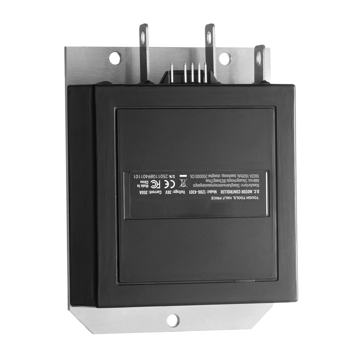Golf Cart Speed Controller, 350 Amp, DC Motor Controller Replacement for 1994-2019 EZGO Golf Carts, IP65 Rated Protection, Durable Aluminum Alloy & ABS Housing, Compatible with 1206-4301 Models