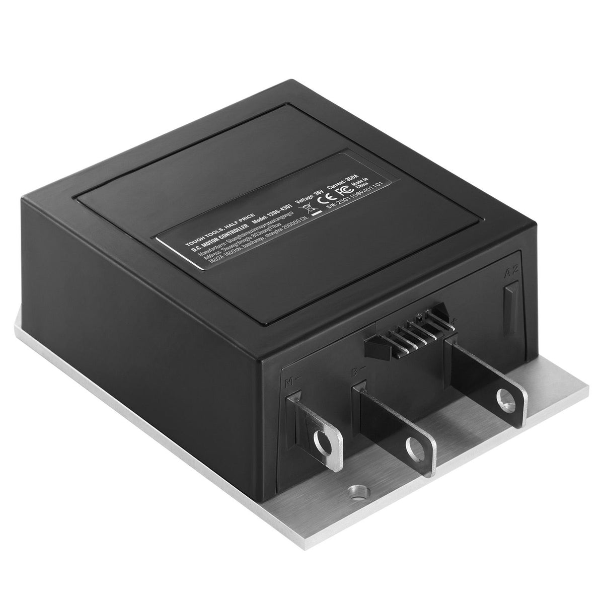Golf Cart Speed Controller, 350 Amp, DC Motor Controller Replacement for 1994-2019 EZGO Golf Carts, IP65 Rated Protection, Durable Aluminum Alloy & ABS Housing, Compatible with 1206-4301 Models