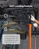 Lifts & Hoists: VEVOR Underhoist Support Stand, 3/4 Ton Capacity Under Hoist Jack Stand, Lifting from 38.4 to 75.4 in, Bearing Mounted Spin Handle, Self-Locking Threaded Screw, Two Wheels, Support Vehicle Components