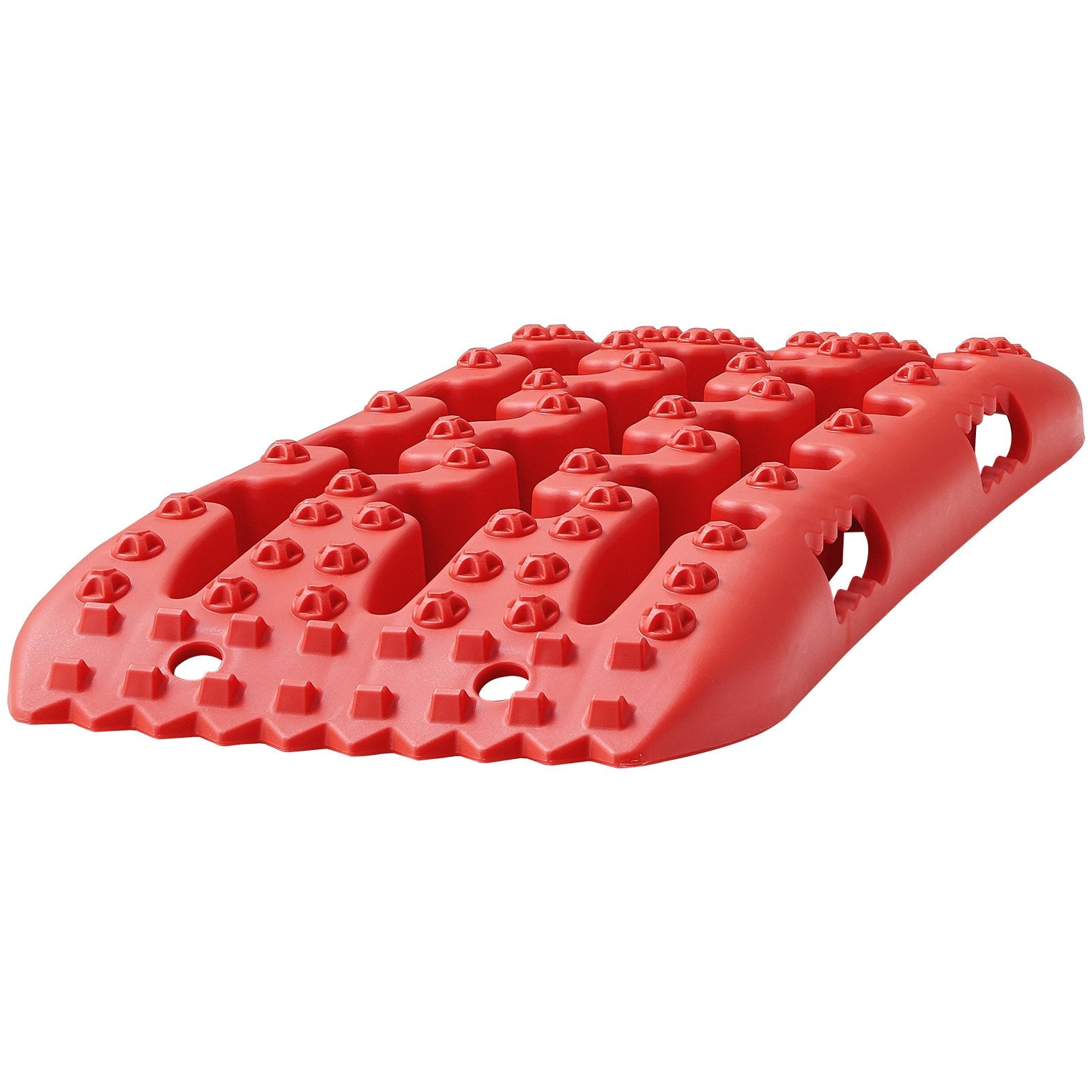 Traffic Control & Parking Tools: VEVOR 2PCS Traction Boards with PP for Mud Snow Sand Storage Bag Short Red