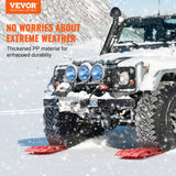 Traffic Control & Parking Tools: VEVOR 2PCS Traction Boards with PP for Mud Snow Sand Storage Bag Short Red