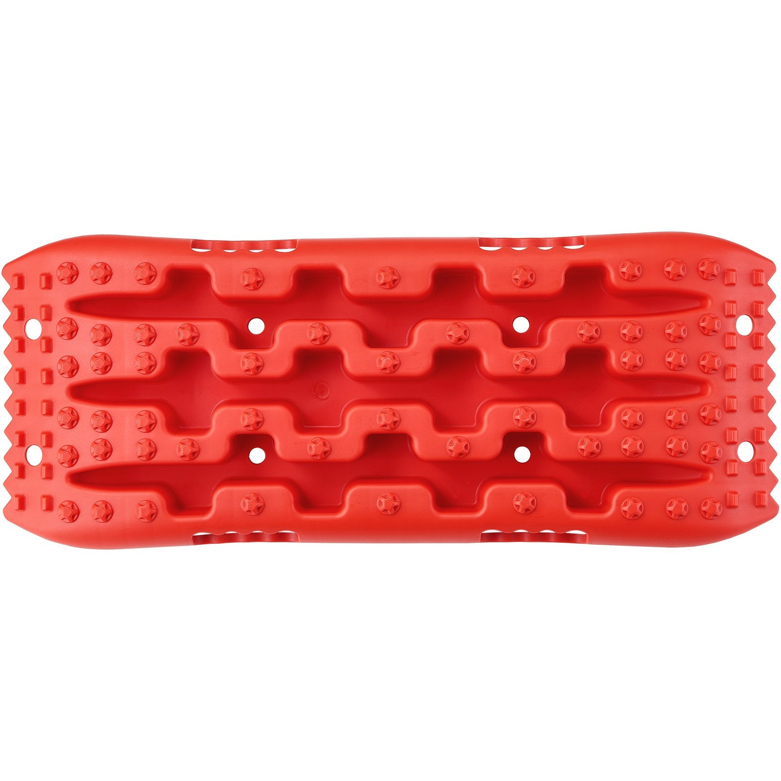 Traffic Control & Parking Tools: VEVOR 2PCS Traction Boards with PP for Mud Snow Sand Storage Bag Short Red