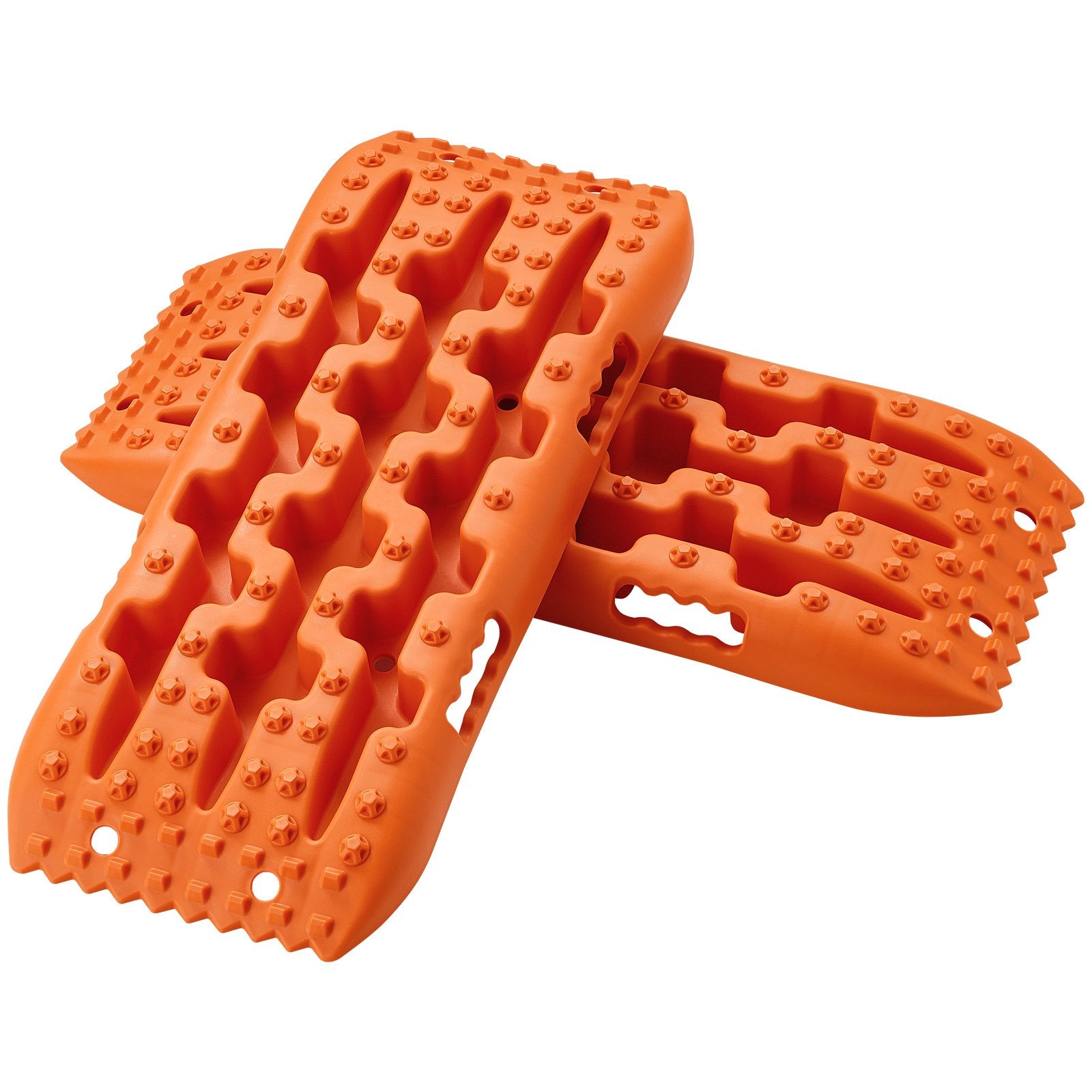 Traffic Control & Parking Tools: VEVOR 2PCS Traction Boards with PP for Mud Snow Sand Storage Bag Short Orange