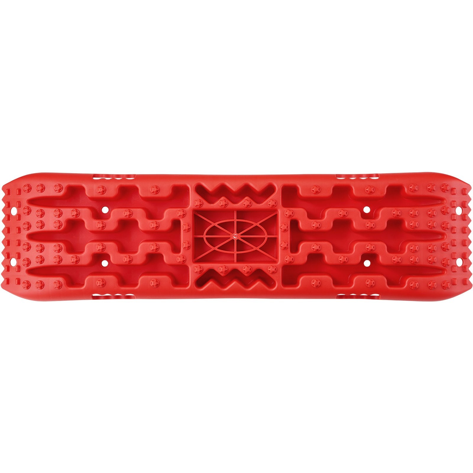 2PCS Traction Boards with PP for Mud Snow Sand Storage Bag Long Red