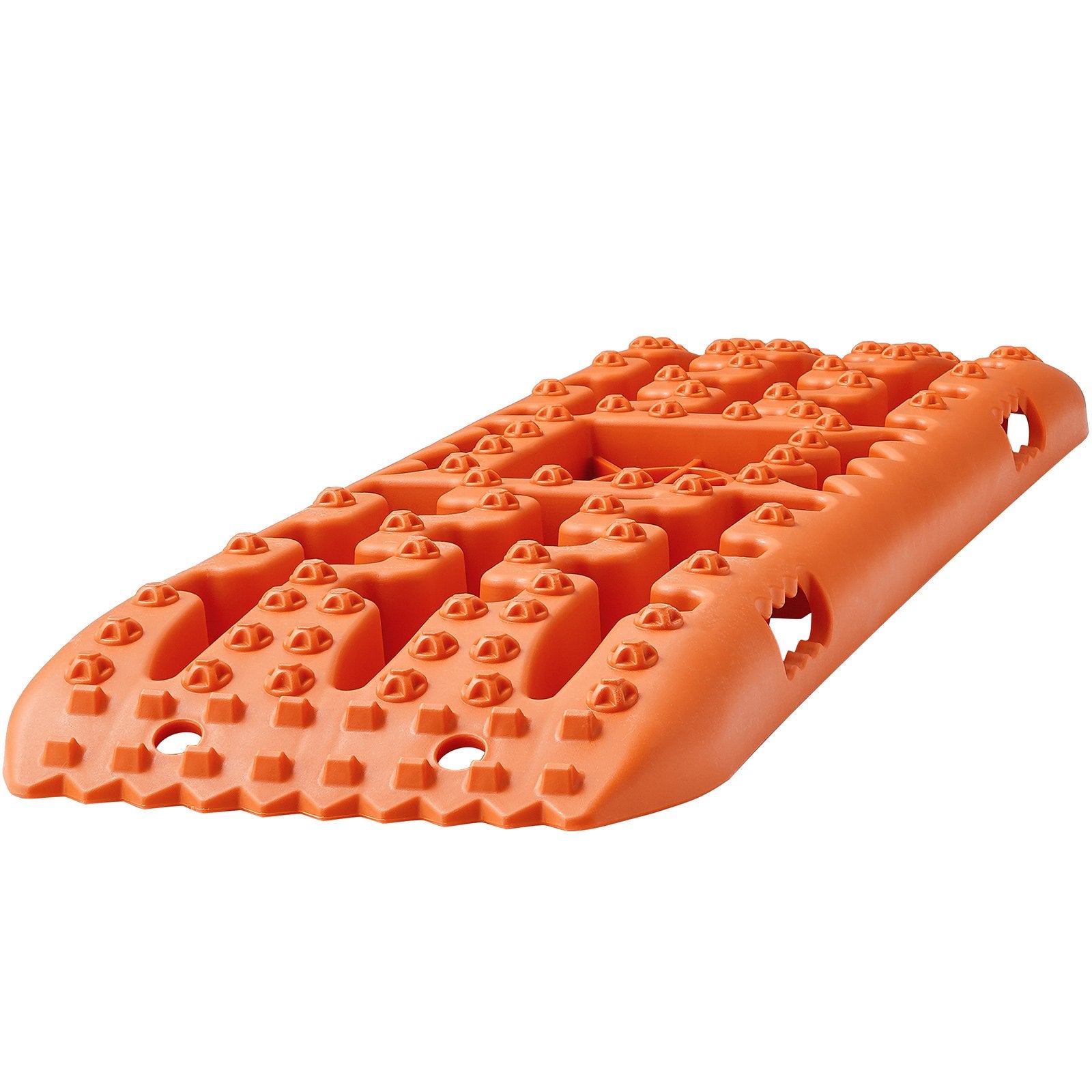 Automotive Decor: VEVOR 10 TON Traction Boards with PP Material, Recovery Boards for Off-road Vehicles/Cars/Pickups/SUVs/RVs, Pair Tire Traction Mats on Snow, Sand, Mud and Loose Terrain, Storage Bag, Long, Orange