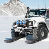 Traffic Control & Parking Tools: VEVOR 2PCS Traction Boards with PP for Mud Snow Sand Storage Bag Long Black