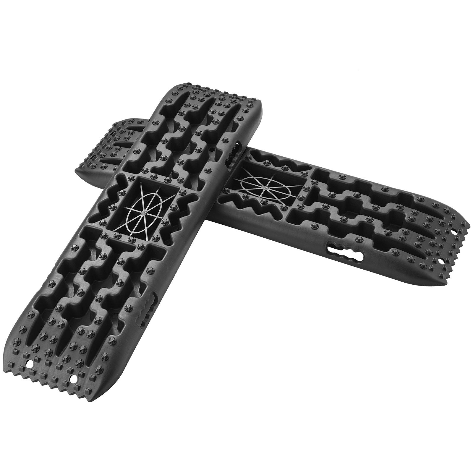 Traffic Control & Parking Tools: VEVOR 2PCS Traction Boards with PP for Mud Snow Sand Storage Bag Long Black