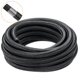 Fuel & Exhaust: VEVOR 8AN Fuel Line Kit, 6.1 m Fuel Hose Kit, 1.0 cm Nylon Stainless Steel Braided Fuel Line Oil/Gas/Diesel Hose End Fitting Kit, with 12 PCS Swivel Fitting Adapter Kit, Black