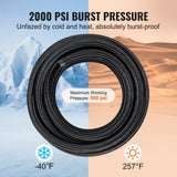 Fuel & Exhaust: VEVOR 6AN Fuel Line Kit, 6.1 m Fuel Hose Kit, 0.86 cm Nylon Stainless Steel Braided Fuel Line Oil/Gas/Diesel Hose End Fitting Kit, with 12 PCS Swivel Fitting Adapter Kit, Black