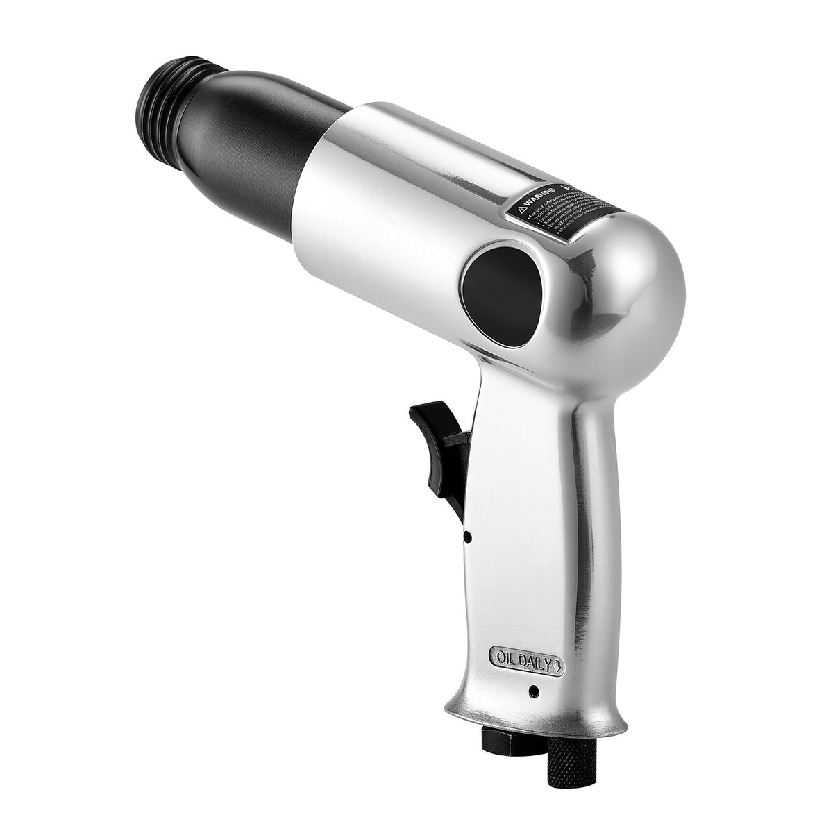 Air Hammer, 3500BPM Pneumatic Hammer with 70mm Stroke & 4PCS Chisels Round Shank, Pistol-Grip Compact Air Chisel Pneumatic Shovel Tool for Cutting Punching Scraping