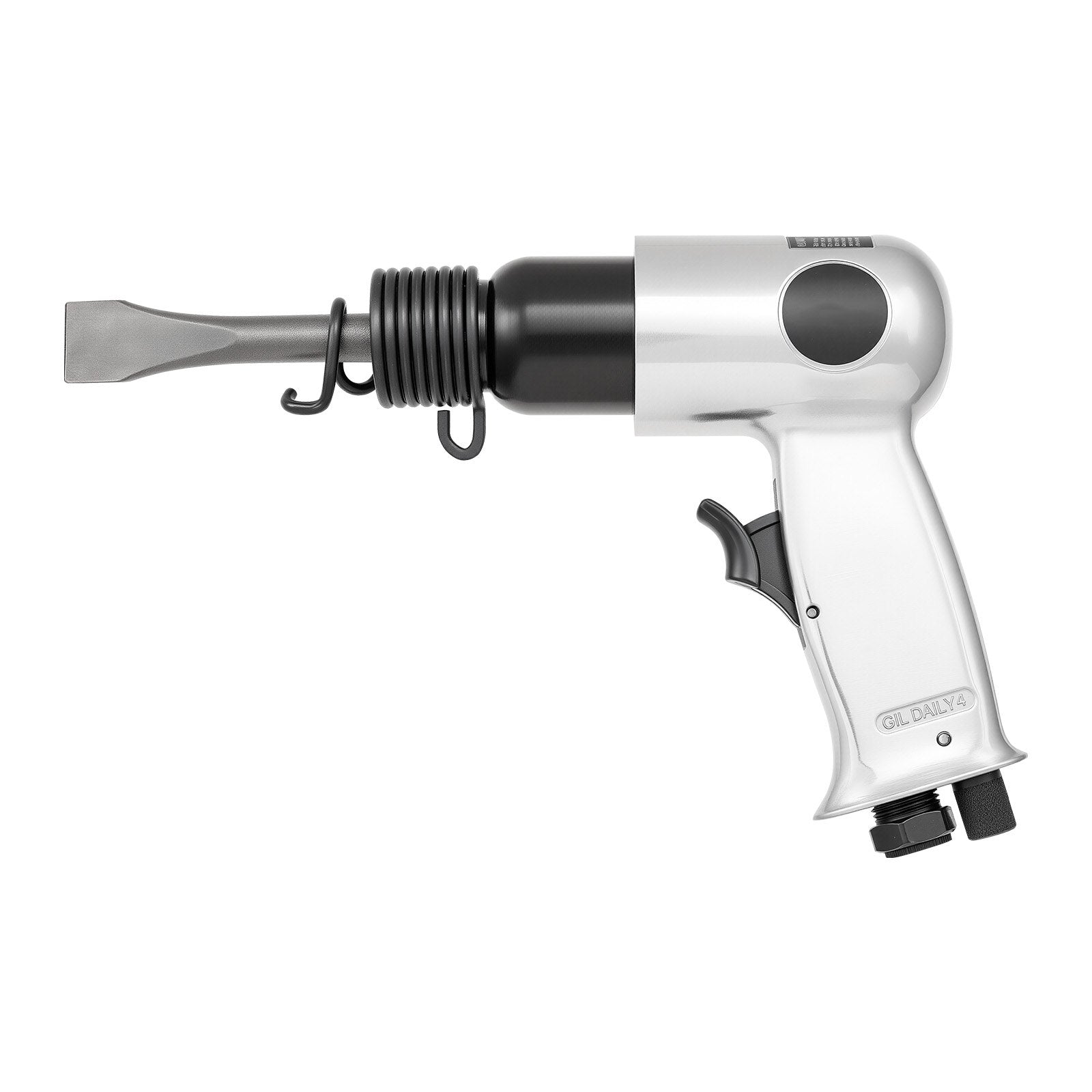 Power Drills & Accessories: VEVOR Air Hammer, 4500BPM Pneumatic Hammer with Rust Removal Air Needle Scaler & 4PCS Chisels Round Shank, Lightweight & Compact Air Chisel Pneumatic Shovel Tool for Cutting Scraping Demolishing